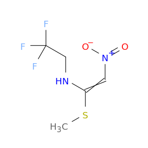 Ethenamine, 1-(methylthio)-2-nitro-N-(2,2,2-trifluoroethyl)-