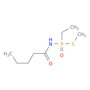 P-ETHYL-N-(1-OXOPENTYL)PHOSPHONAMIDOTHIOIC ACID S-METHYL ESTER