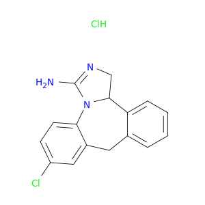 1H-二苯深[C,F]咪唑脂唑[1,5-A]偶氮-3-胺,7-氯-9,13b-二氢-,盐酸盐(1:?)