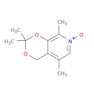 4H-1,3-Dioxino[4,5-c]pyridine, 2,2,5,8-tetramethyl-, 7-oxide