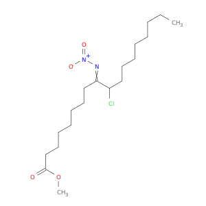 Octadecanoic acid, 10-chloro-9-(nitroimino)-, methyl ester