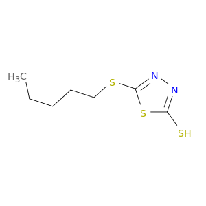 1,3,4-Thiadiazole-2(3H)-thione,5-(pentylthio)-