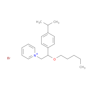 1-{2-(pentyloxy)-2-[4-(propan-2-yl)phenyl]ethyl}pyridinium bromide