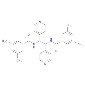 N-[2-[(3,5-dimethylbenzoyl)amino]-1,2-dipyridin-4-yl-ethyl]-3,5-dimethyl-benzamide