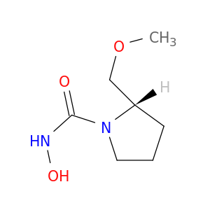 1-Pyrrolidinecarboxamide, N-hydroxy-2-(methoxymethyl)-, (S)-