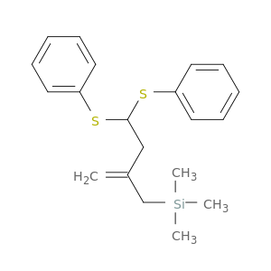 Silane, trimethyl[2-methylene-4,4-bis(phenylthio)butyl]-