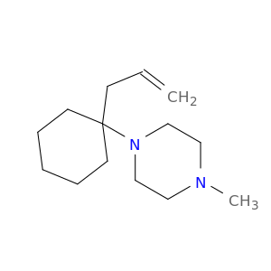 1-methyl-4-[1-(prop-2-en-1-yl)cyclohexyl]piperazine