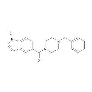 Piperazine, 1-(1H-indol-5-ylcarbonyl)-4-(phenylmethyl)-