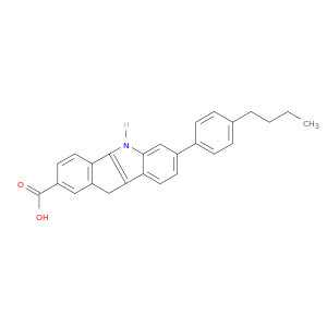 Indeno[1,2-b]indole-2-carboxylic acid, 7-(4-butylphenyl)-5,10-dihydro-