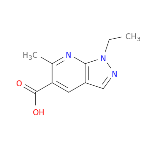 1-ethyl-6-methyl-1H-pyrazolo[3,4-b]pyridine-5-carboxylic acid