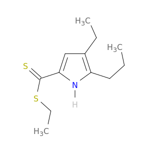 1H-Pyrrole-2-carbodithioic acid, 4-ethyl-5-propyl-, ethyl ester