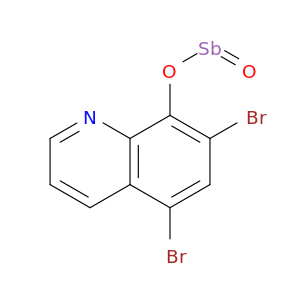 5,7-DIBROMO-8-(STIBOSOOXY)QUINOLINE