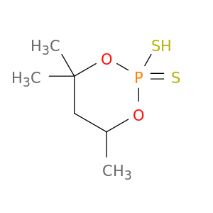 1,3,2-Dioxaphosphorinane, 2-mercapto-4,4,6-trimethyl-, 2-sulfide