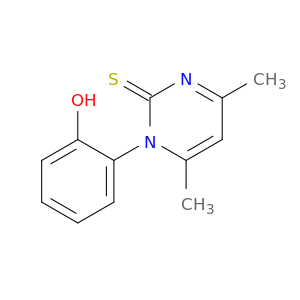 2(1H)-Pyrimidinethione, 1-(2-hydroxyphenyl)-4,6-dimethyl-