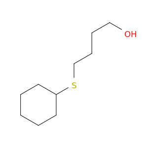4-(cyclohexylsulfanyl)butan-1-ol