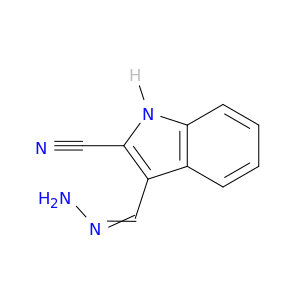 1H-Indole-2-carbonitrile, 3-(hydrazonomethyl)-