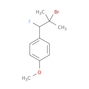 Benzene, 1-(2-bromo-1-fluoro-2-methylpropyl)-4-methoxy-