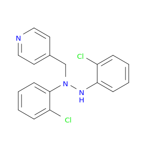 4-((1,2-bis(2-chlorophenyl)hydrazino)methyl)pyridine
