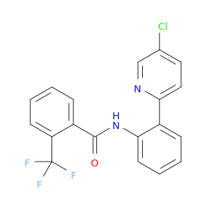 Benzamide, N-[2-(5-chloro-2-pyridinyl)phenyl]-2-(trifluoromethyl)-