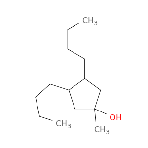 Cyclopentanol, 3,4-dibutyl-1-methyl-