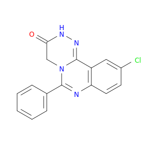 2H-[1,2,4]Triazino[4,3-c]quinazolin-3(4H)-one, 10-chloro-6-phenyl-