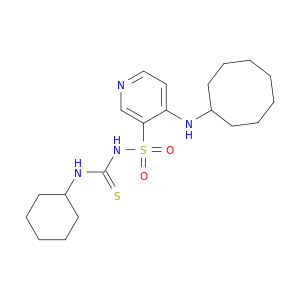 N-((4-CYCLOOCTYLAMINOPYRIDIN-3-YL)SULFONYL)-N'-(CYCLOHEXYL)THIOUREA