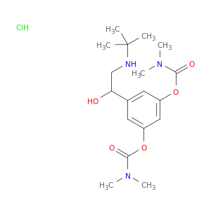 1-[双-(3',5'-N,N-二甲氨甲酰氧基)苯基]-2-N-叔丁基氨基乙醇盐酸盐