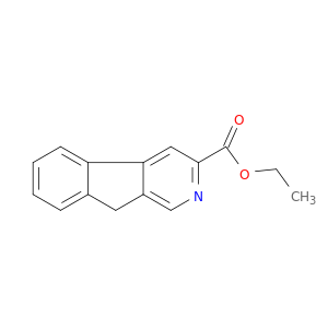 9H-Indeno[2,1-c]pyridine-3-carboxylic acid, ethyl ester