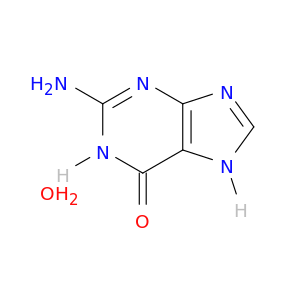 6H-Purin-6-one, 2-amino-1,7-dihydro-, monohydrate