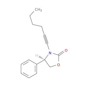 2-Oxazolidinone, 3-(1-hexynyl)-4-phenyl-, (4R)-