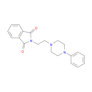 1H-Isoindole-1,3(2H)-dione, 2-[2-(4-phenyl-1-piperazinyl)ethyl]-