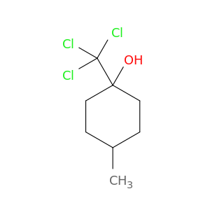 4-methyl-1-(trichloromethyl)cyclohexanol