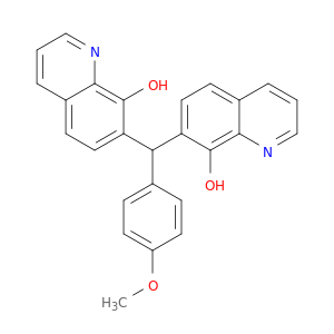 8-Quinolinol, 7,7'-[(4-methoxyphenyl)methylene]bis-