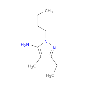 1H-Pyrazol-5-amine, 1-butyl-3-ethyl-4-methyl-