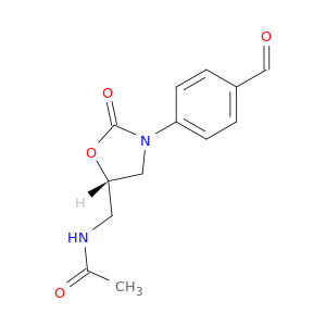 Acetamide, N-[[(5S)-3-(4-formylphenyl)-2-oxo-5-oxazolidinyl]methyl]-