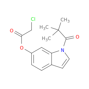 Acetic acid, chloro-, 1-(2,2-dimethyl-1-oxopropyl)-1H-indol-6-yl ester