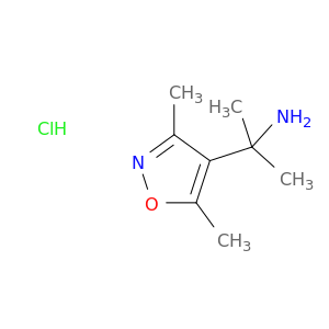 2-(dimethyl-1,2-oxazol-4-yl)propan-2-amine hydrochloride