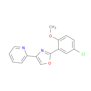Pyridine, 2-[2-(5-chloro-2-methoxyphenyl)-4-oxazolyl]-