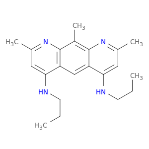 Pyrido[3,2-g]quinoline-4,6-diamine, 2,8,10-trimethyl-N,N'-dipropyl-