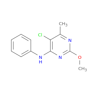 4-Pyrimidinamine, 5-chloro-2-methoxy-6-methyl-N-phenyl-