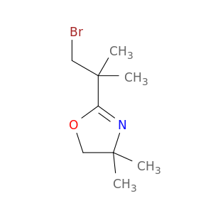Oxazole, 2-(2-bromo-1,1-dimethylethyl)-4,5-dihydro-4,4-dimethyl-