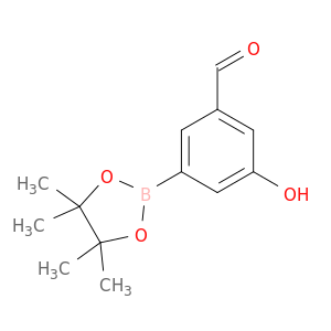 3-羟基-5-(4,4,5,5-四甲基-1,3,2-二氧硼杂环戊烷-2-基)苯甲醛