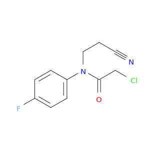 2-Chloro-N-(2-cyanoethyl)-N-(4-fluorophenyl)acetamide