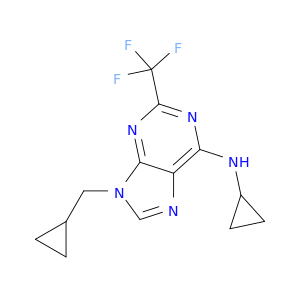 6-(Cyclopropylamino)-9-(cyclopropylmethyl)-2-(trifluoromethyl)-9H-purine