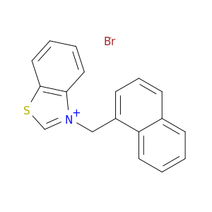 Benzothiazolium, 3-(1-naphthalenylmethyl)-, bromide