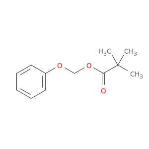 Propanoic acid, 2,2-dimethyl-, phenoxymethyl ester