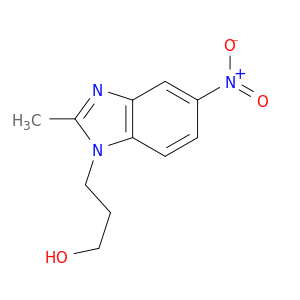 1H-Benzimidazole-1-propanol, 2-methyl-5-nitro-