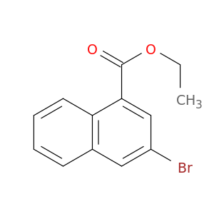 1-Naphthalenecarboxylic acid, 3-bromo-, ethyl ester