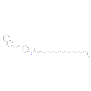 Nonadecenamide, N-[4-[2-(2-quinolinyl)ethenyl]phenyl]-