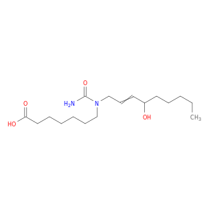 Heptanoic acid, 7-[(aminocarbonyl)(4-hydroxy-2-nonenyl)amino]-